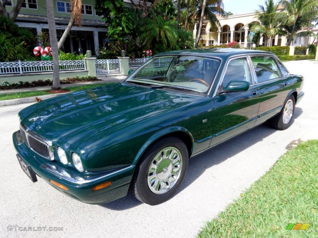 1998 XJ XJ8 L - British Racing Green / Oatmeal photo #41