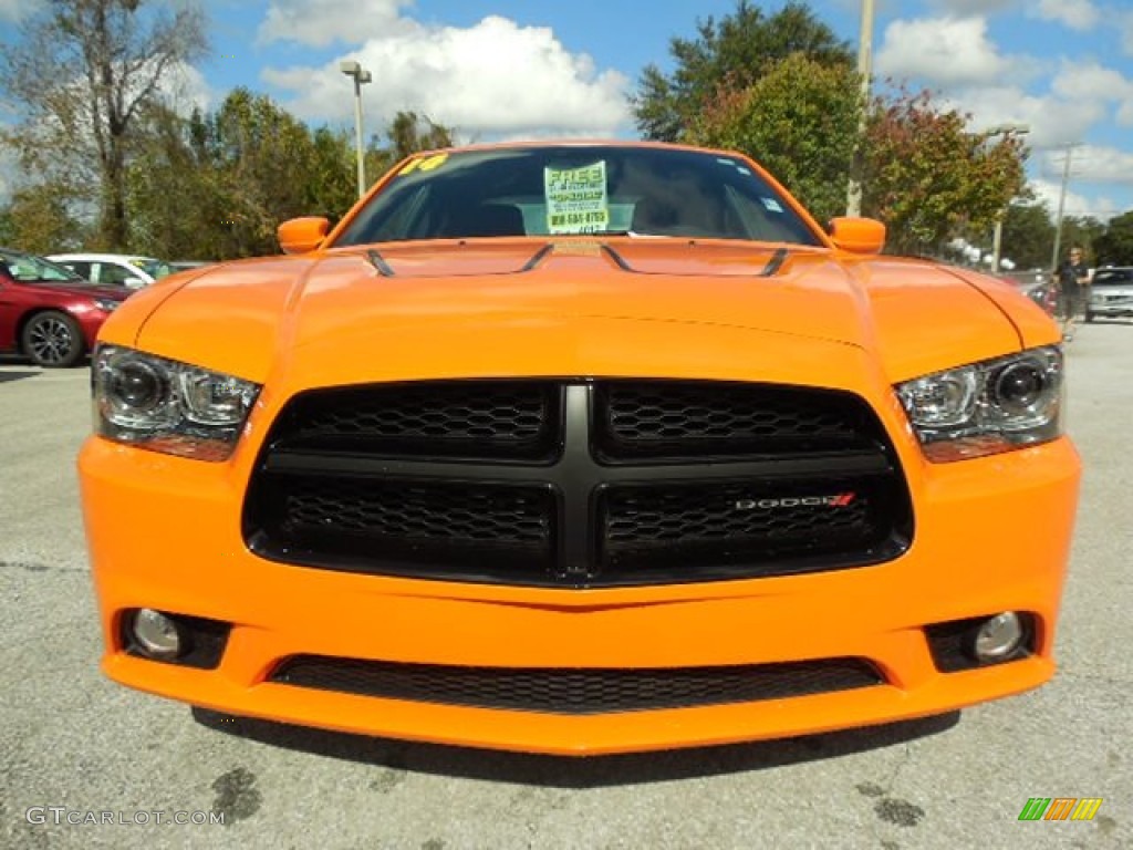 2014 Charger R/T - Header Orange / Black photo #13