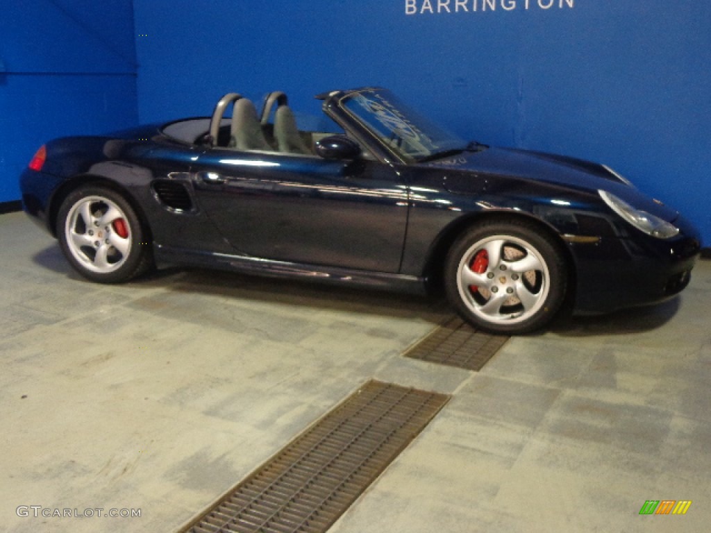2000 Boxster S - Ocean Blue Metallic / Graphite Grey photo #4