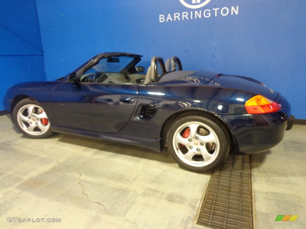 2000 Boxster S - Ocean Blue Metallic / Graphite Grey photo #14