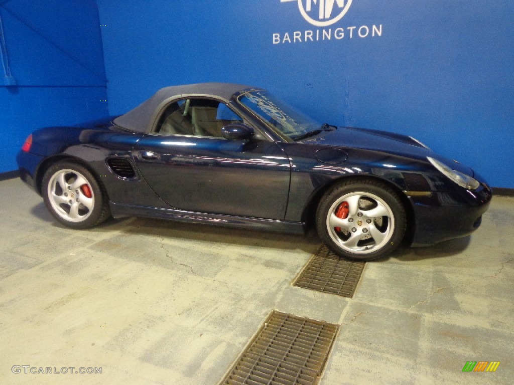 2000 Boxster S - Ocean Blue Metallic / Graphite Grey photo #15