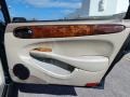 1998 Jaguar XJ Oatmeal Interior Door Panel Photo