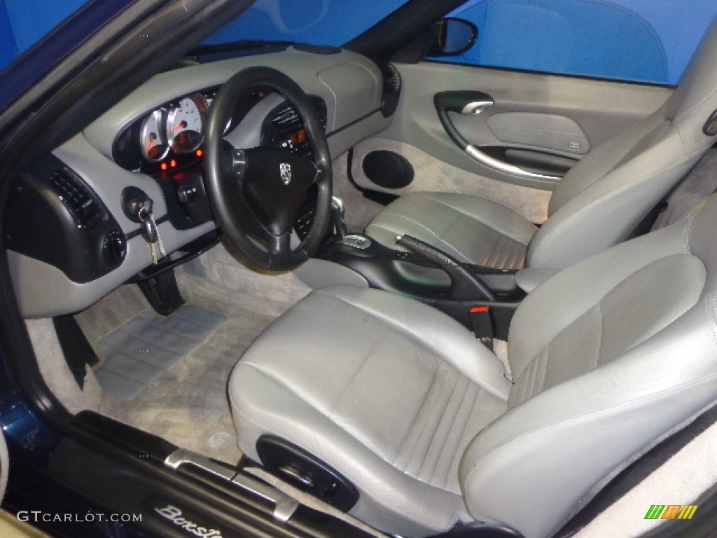 2000 Boxster S - Ocean Blue Metallic / Graphite Grey photo #21