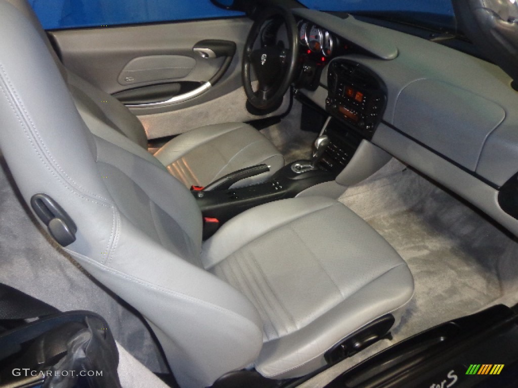 2000 Boxster S - Ocean Blue Metallic / Graphite Grey photo #31