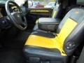 Dark Slate Gray/Yellow Accents 2004 Dodge Ram 1500 SLT Rumble Bee Regular Cab Interior Color