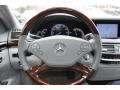 2011 Mercedes-Benz S Grey/Dark Grey Interior Steering Wheel Photo