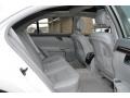 2011 Mercedes-Benz S Grey/Dark Grey Interior Rear Seat Photo