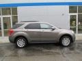 2010 Mocha Steel Metallic Chevrolet Equinox LT AWD  photo #2