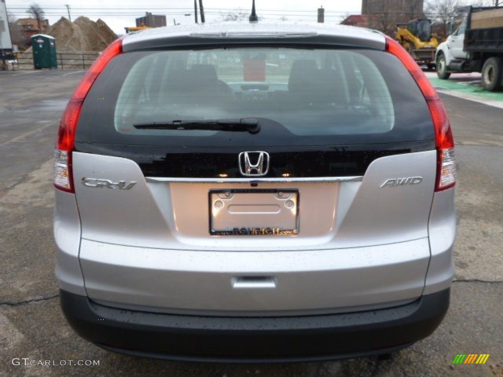 2014 CR-V LX AWD - Alabaster Silver Metallic / Gray photo #4