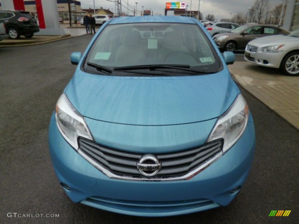 2014 Versa Note SV - Morningsky Blue / Wheat Stone photo #2