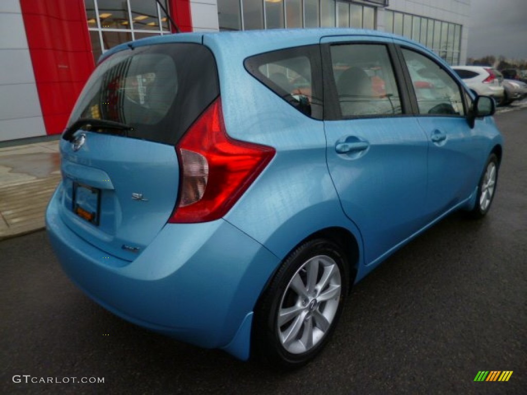 2014 Versa Note SV - Morningsky Blue / Wheat Stone photo #6