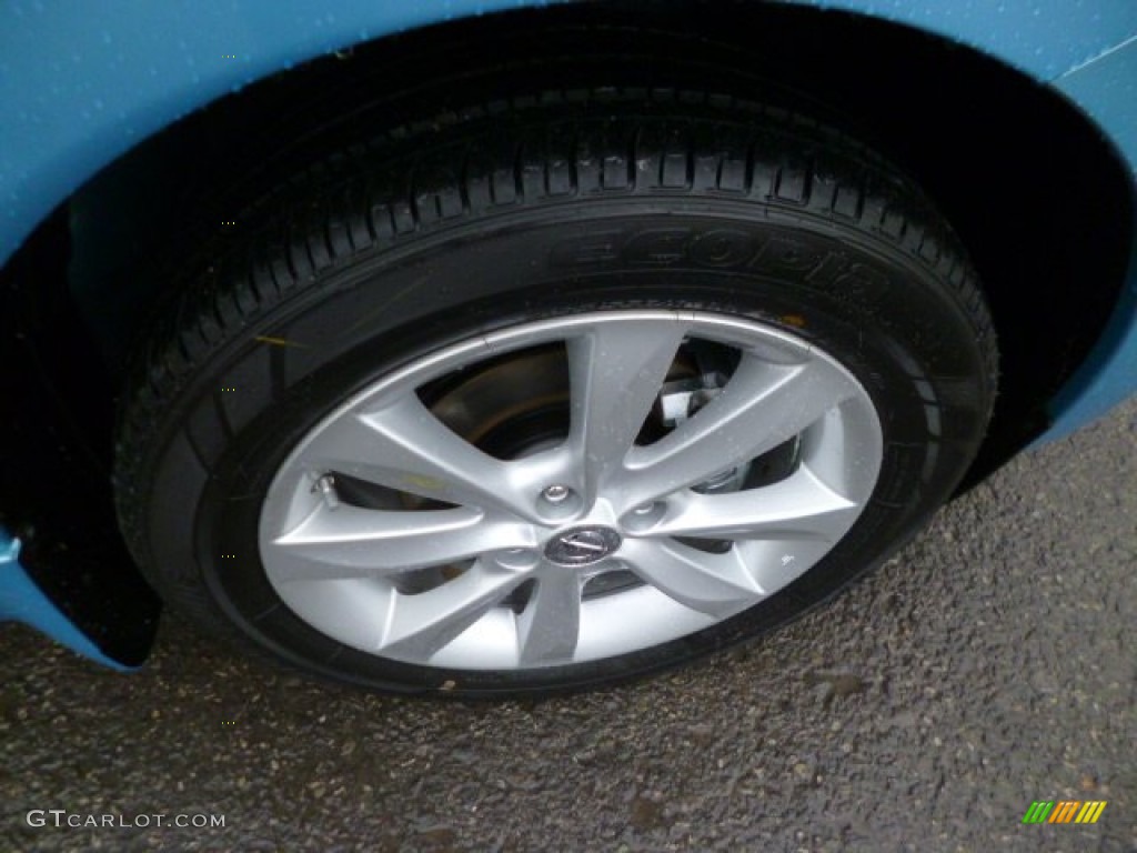 2014 Versa Note SV - Morningsky Blue / Wheat Stone photo #8