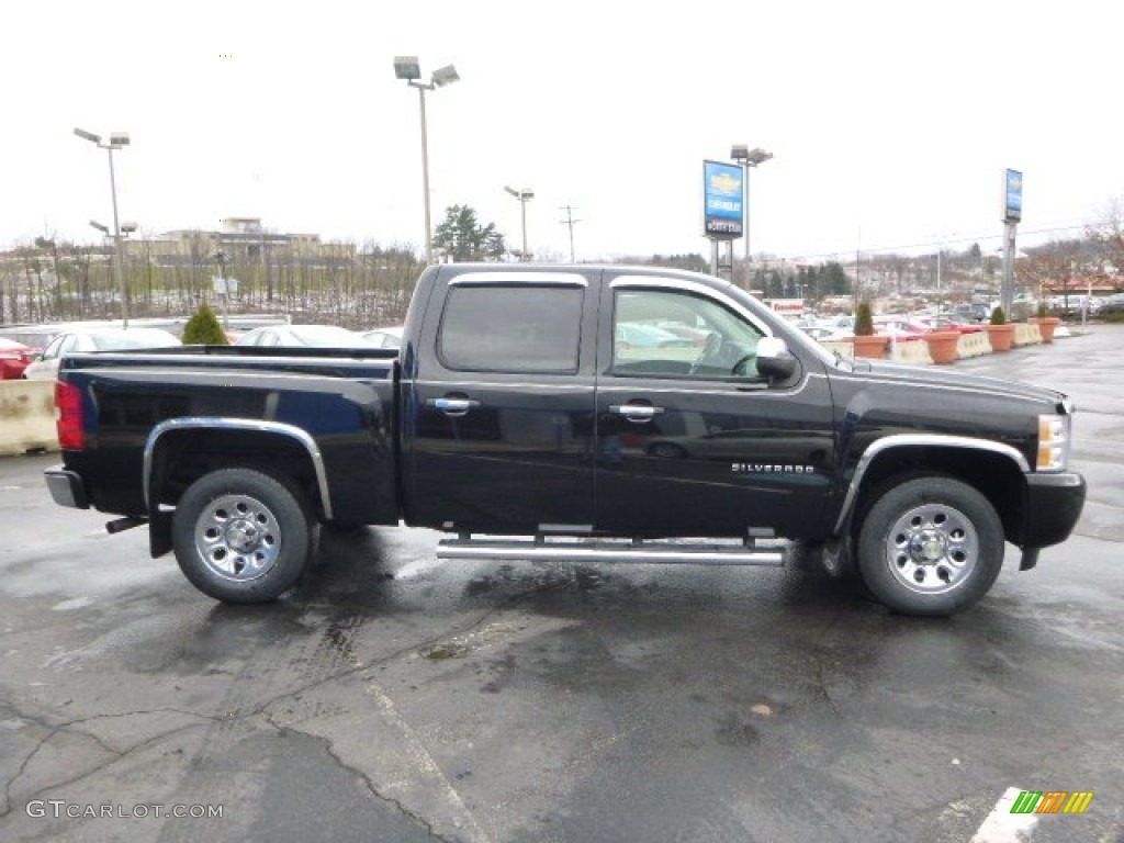 2009 Silverado 1500 LS Crew Cab - Black / Dark Titanium photo #6