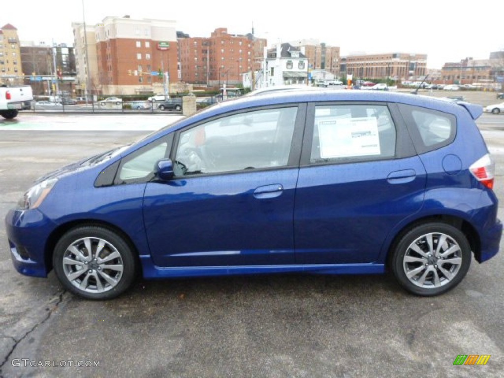 Vortex Blue Pearl 2013 Honda Fit Sport Exterior Photo #88670505