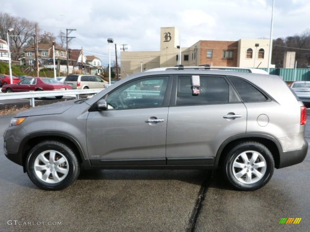 2012 Sorento LX AWD - Titanium Silver / Black photo #2