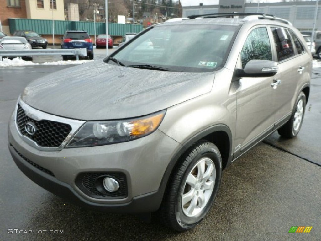 2012 Sorento LX AWD - Titanium Silver / Black photo #3