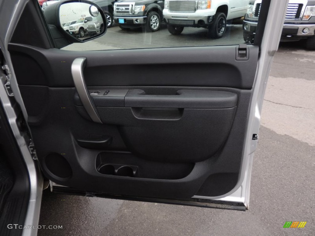 2011 Silverado 1500 LS Crew Cab - Sheer Silver Metallic / Dark Titanium photo #7