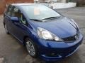 2013 Vortex Blue Pearl Honda Fit Sport  photo #9