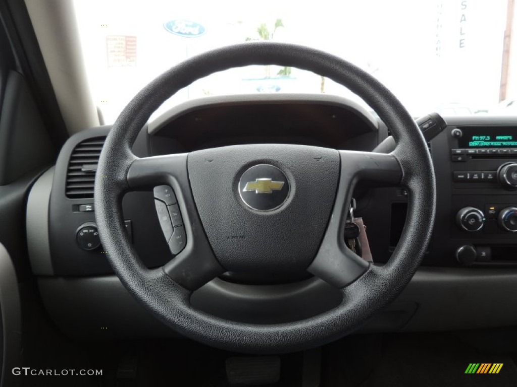 2011 Silverado 1500 LS Crew Cab - Sheer Silver Metallic / Dark Titanium photo #14