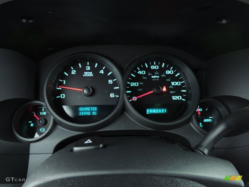 2011 Silverado 1500 LS Crew Cab - Sheer Silver Metallic / Dark Titanium photo #15