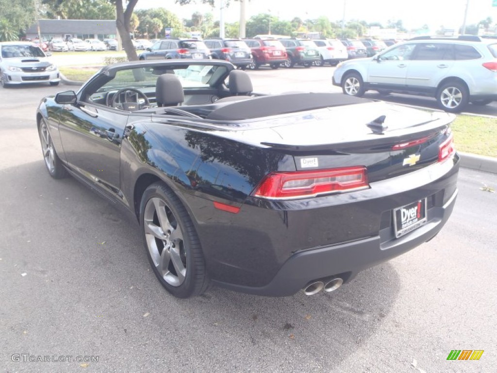 2014 Camaro LT/RS Convertible - Black / Black photo #22