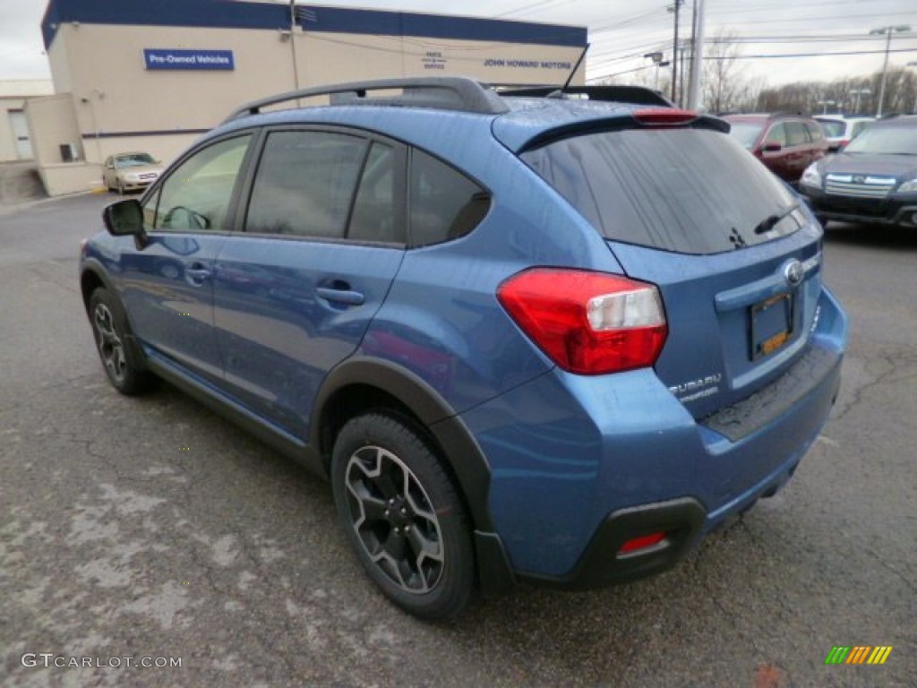 2014 XV Crosstrek 2.0i Premium - Quartz Blue Pearl / Ivory photo #5