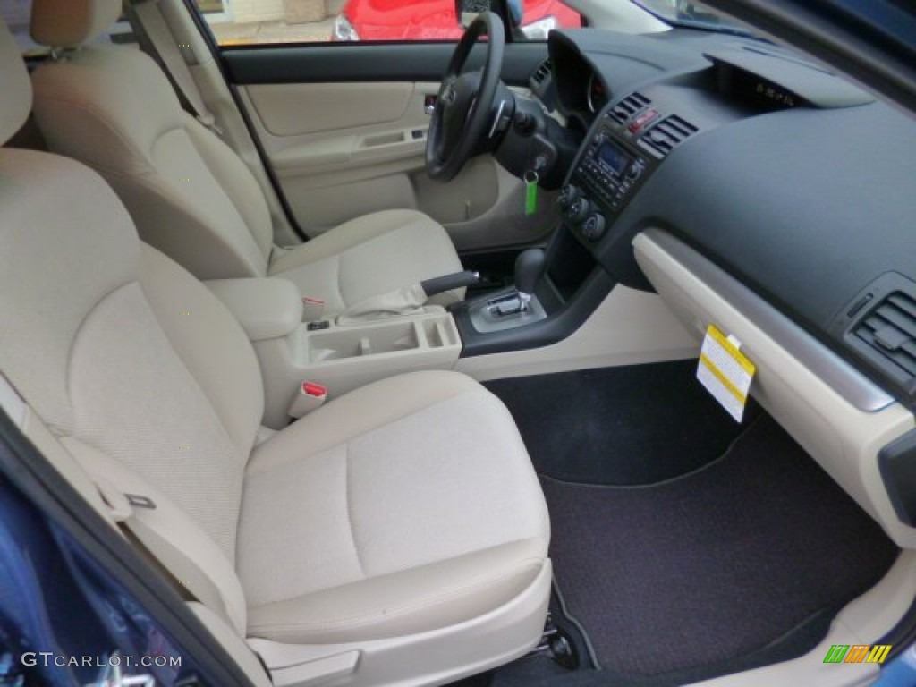 2014 XV Crosstrek 2.0i Premium - Quartz Blue Pearl / Ivory photo #10