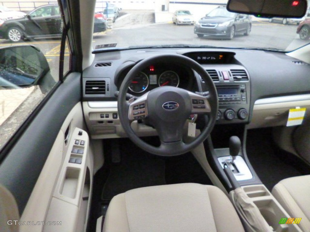 2014 XV Crosstrek 2.0i Premium - Quartz Blue Pearl / Ivory photo #14