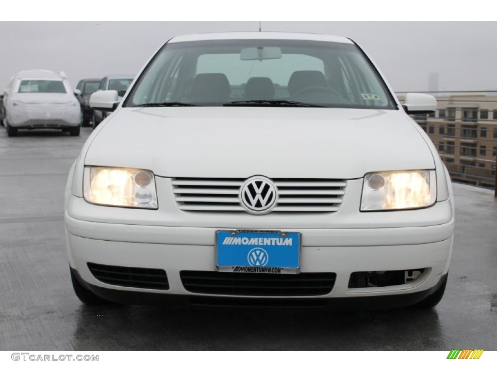 2002 Jetta GLS Sedan - Cool White / Beige photo #2