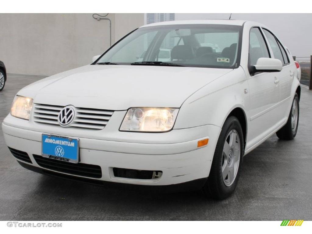 2002 Jetta GLS Sedan - Cool White / Beige photo #3