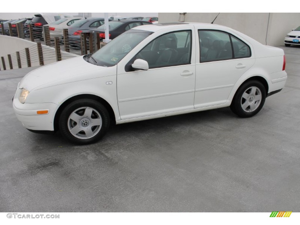 2002 Jetta GLS Sedan - Cool White / Beige photo #5