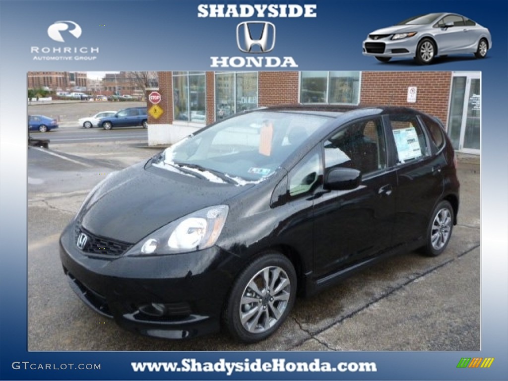 Crystal Black Pearl Honda Fit