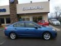 2014 Quartz Blue Pearl Subaru Impreza 2.0i Premium 4 Door  photo #8