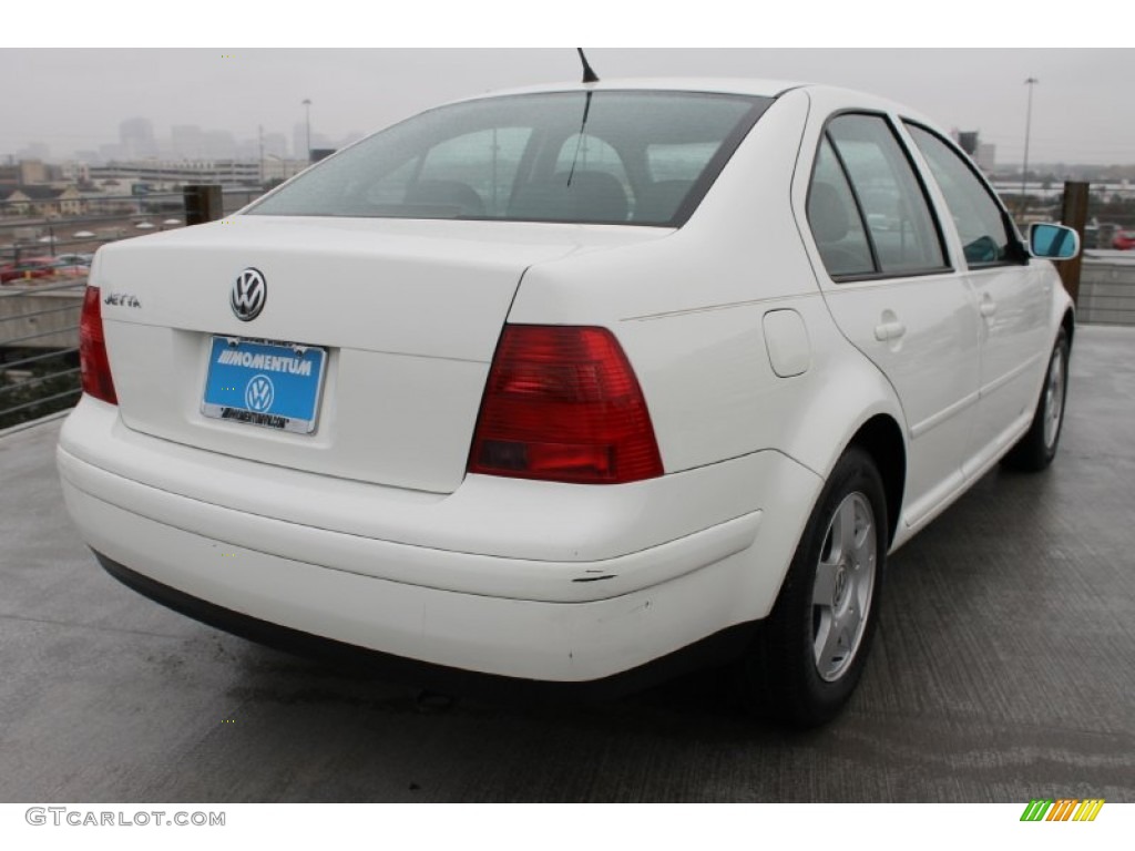 2002 Jetta GLS Sedan - Cool White / Beige photo #9