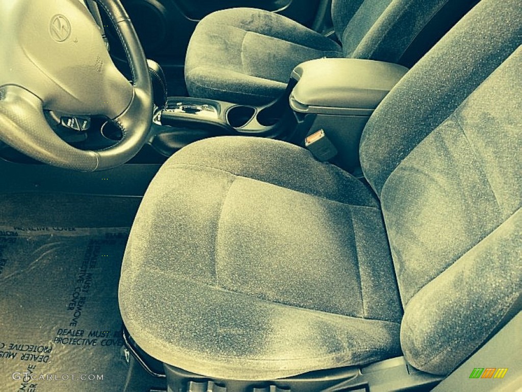 2004 Santa Fe GLS 4WD - Pewter / Gray photo #4