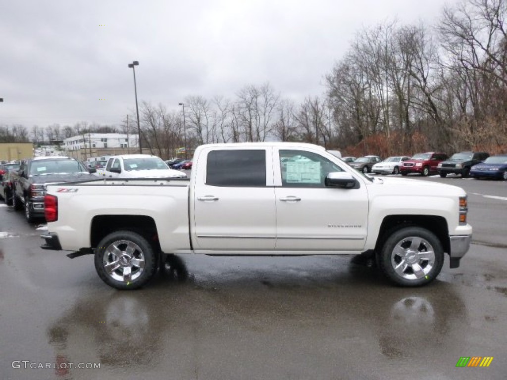 2014 Silverado 1500 LTZ Z71 Crew Cab 4x4 - White Diamond Tricoat / Jet Black photo #4