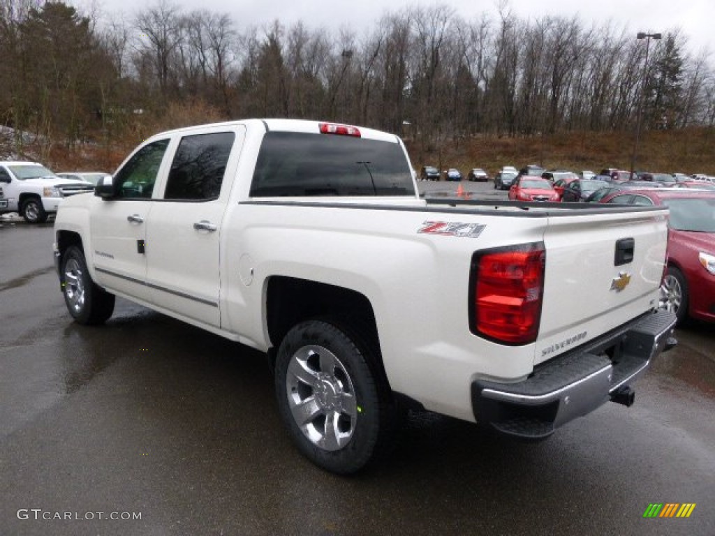 2014 Silverado 1500 LTZ Z71 Crew Cab 4x4 - White Diamond Tricoat / Jet Black photo #7