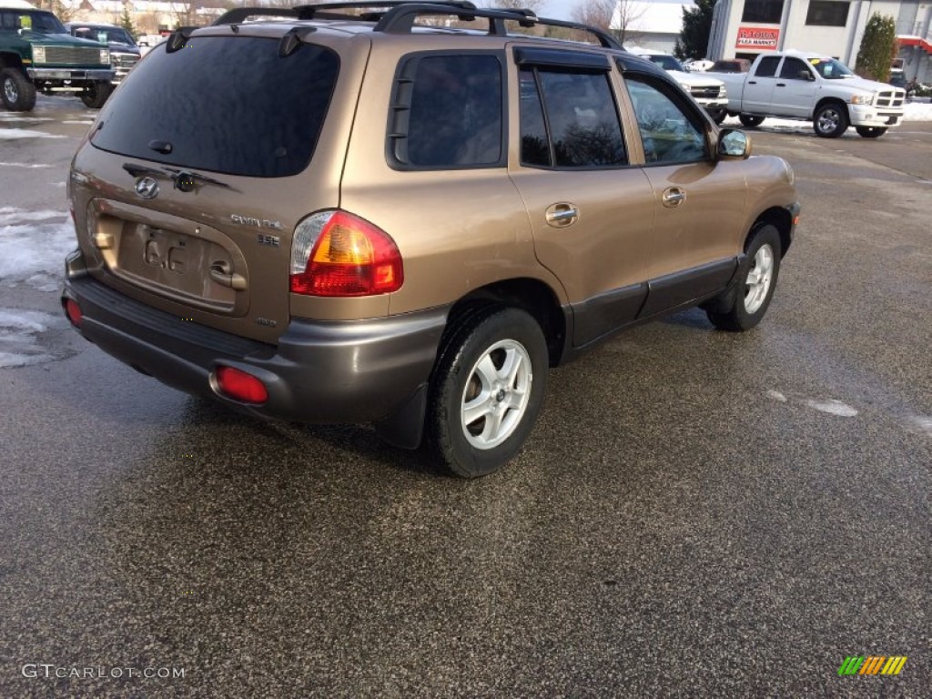 2004 Santa Fe GLS 4WD - Sandstone / Beige photo #3