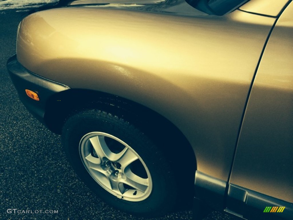 2004 Santa Fe GLS 4WD - Sandstone / Beige photo #9