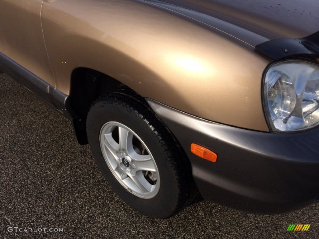2004 Santa Fe GLS 4WD - Sandstone / Beige photo #11