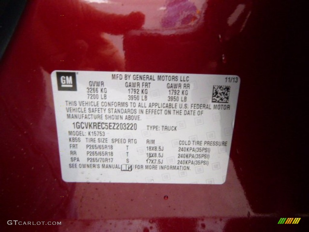 2014 Silverado 1500 LTZ Z71 Double Cab 4x4 - Deep Ruby Metallic / Jet Black photo #20