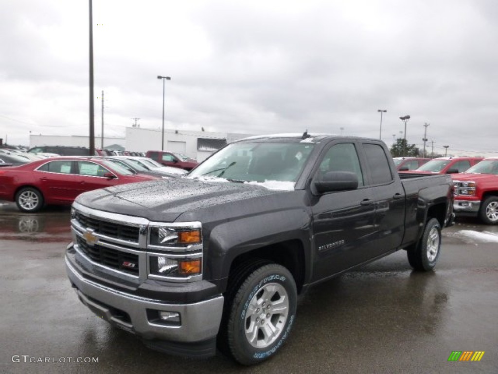 2014 Silverado 1500 LTZ Z71 Double Cab 4x4 - Tungsten Metallic / Jet Black photo #1