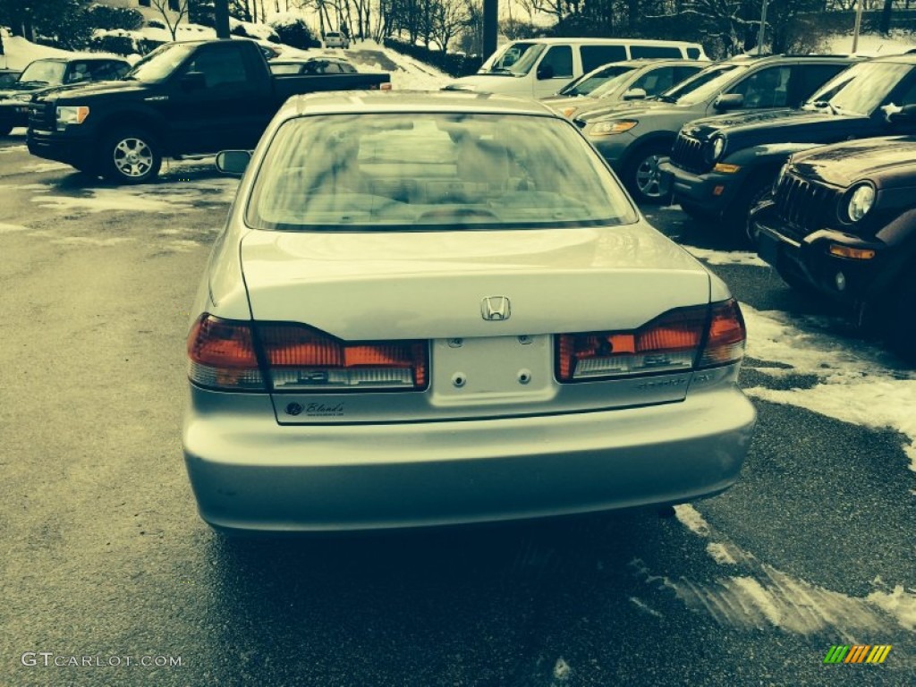 2002 Accord EX Sedan - Satin Silver Metallic / Lapis Blue photo #2