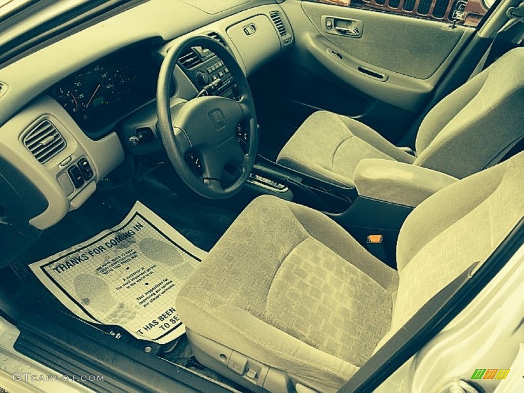 2002 Accord EX Sedan - Satin Silver Metallic / Lapis Blue photo #3