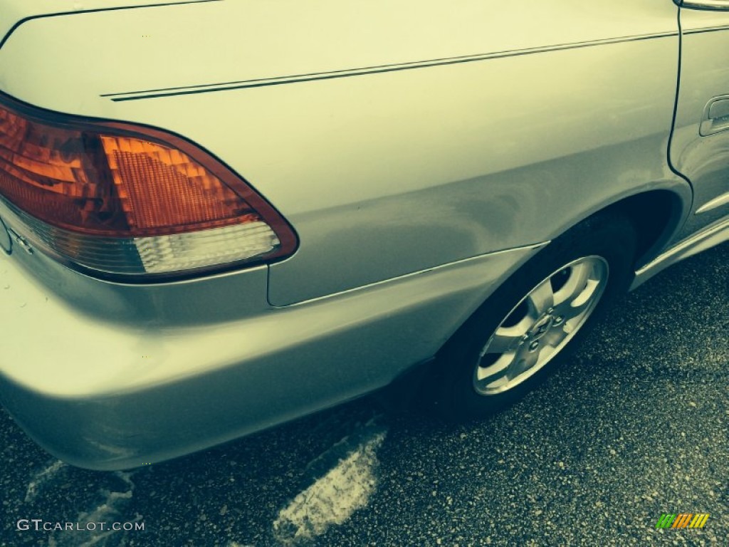 2002 Accord EX Sedan - Satin Silver Metallic / Lapis Blue photo #9