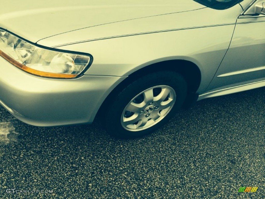 2002 Accord EX Sedan - Satin Silver Metallic / Lapis Blue photo #14