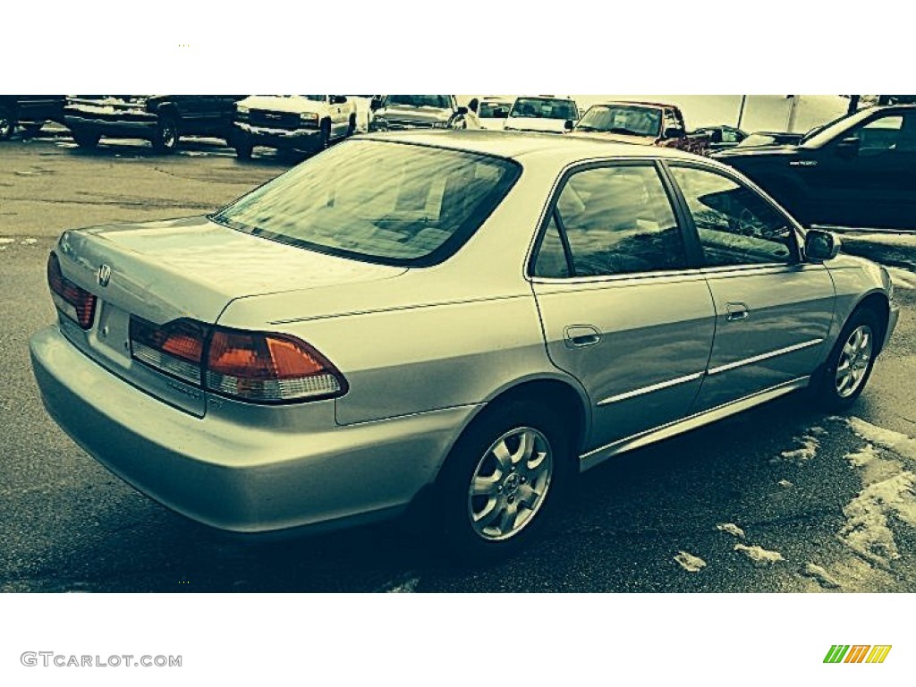 2002 Accord EX Sedan - Satin Silver Metallic / Lapis Blue photo #16