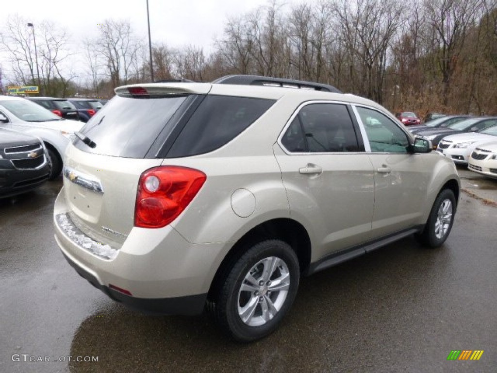 2014 Equinox LT AWD - Champagne Silver Metallic / Brownstone/Jet Black photo #5