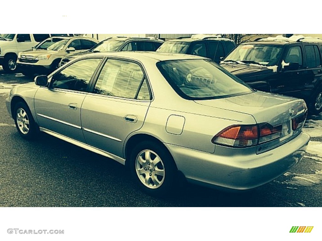 2002 Accord EX Sedan - Satin Silver Metallic / Lapis Blue photo #20