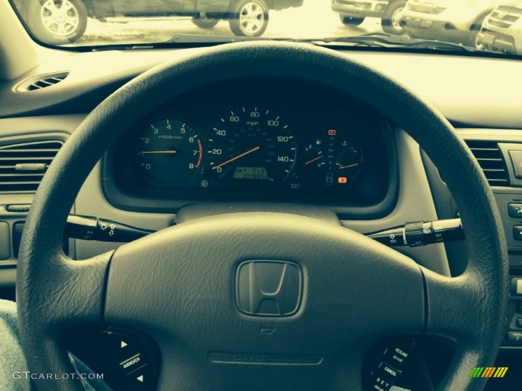 2002 Accord EX Sedan - Satin Silver Metallic / Lapis Blue photo #21